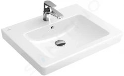 VILLEROY & BOCH - Subway 2.0 Umývadlo s prepadom, 600x470 mm, alpská biela (71136G01)