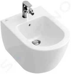 VILLEROY & BOCH - Subway 2.0 Závesný bidet, 375x565 mm, s CeramicPlus, alpská biela (540000R1)