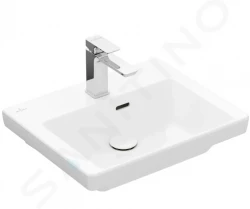 VILLEROY & BOCH - Subway 3.0 Umývadielko 500x400 mm, s prepadom, otvor na batériu, alpská biela (43705001)