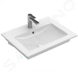 VILLEROY & BOCH - Venticello Umývadlo 600x500 mm, s prepadom, otvor na batériu, alpská biela (41246001)