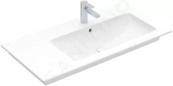 VILLEROY & BOCH - Venticello Umývadlo nábytkové 1000x500 mm, s prepadom, otvor na batériu, alpská biela (4134R101)