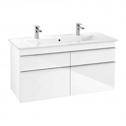 VILLEROY & BOCH - Venticello Umývadlová skrinka, 115x59x50 cm, 4 zásuvky, Glosy White (A92901DH)