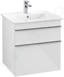 VILLEROY & BOCH - Venticello Umývadlová skrinka, 553x590x502 mm, 2 zásuvky, Glosy White (A92301DH)