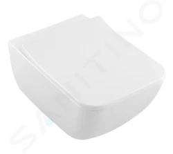 VILLEROY & BOCH - Venticello Závesné WC, DirectFlush, CeramicPlus, Stone White (4611R0RW)