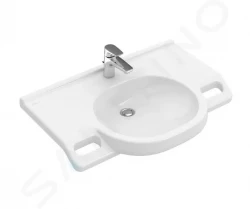 VILLEROY & BOCH - ViCare Umývadlo Vita 800x550 mm, bez prepadu, otvor na batériu, alpská biela (41208101)