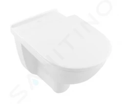 VILLEROY & BOCH - ViCare Závesné WC bezbariérové, zadný odpad, DirectFlush, alpská biela (4695R001)